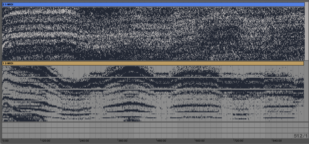 16 Hour Biodata Sonification session Monstera and Snake Plant